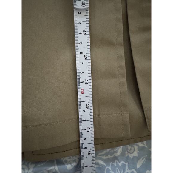 London Fog Coat 40L Tan Maincoat Weatherwear Trench Double Breasted Button - Picture 7 of 14